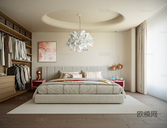 Kid Bed 3D Model – Bedroom 18 | 3ds Max Children Bed Furniture Design