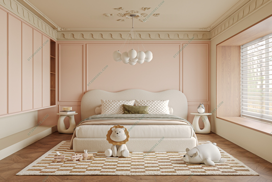 Kid Bed 3D Model – Bedroom 042 | SketchUp Children Bed Furniture Design