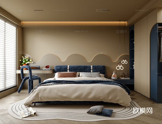 Kid Bed 3D Model – Bedroom 24 | 3ds Max Children Bed Furniture Design