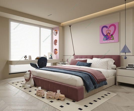 Kid Bed 3D Model – Bedroom 049 | SketchUp Children Bed Furniture Design