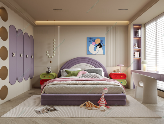 Kid Bed 3D Model – Bedroom 050 | SketchUp Children Bed Furniture Design