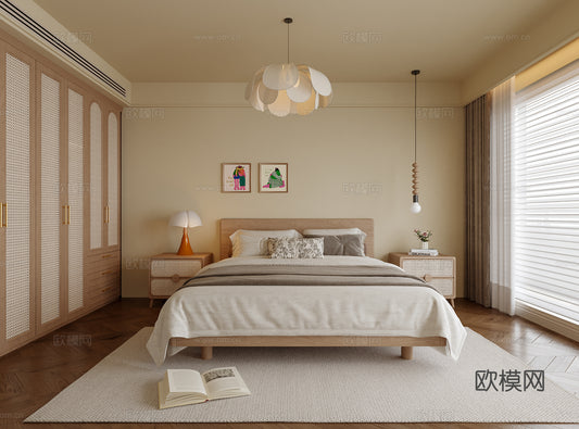 Kid Bed 3D Model – Bedroom 38 | 3ds Max Children Bed Furniture Design