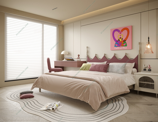 Kid Bed 3D Model – Bedroom 058 | SketchUp Children Bed Furniture Design