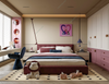Kid Bed 3D Model – Bedroom 060 | SketchUp Children Bed Furniture Design