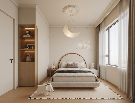 Kid Bed 3D Model – Bedroom 010 | SketchUp Children Bed Furniture Design