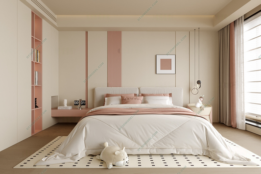 Kid Bed 3D Model – Bedroom 014 | SketchUp Children Bed Furniture Design