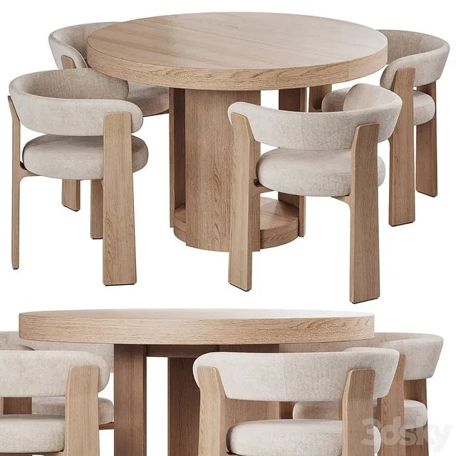 162 Dining set by Kavehome 3dsMax Model