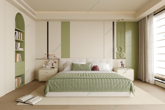 Kid Bed 3D Model – Bedroom 077 | SketchUp Children Bed Furniture Design