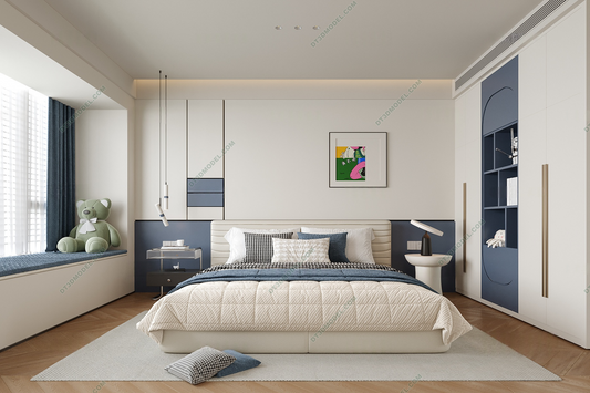 Kid Bed 3D Model – Bedroom 080 | SketchUp Children Bed Furniture Design