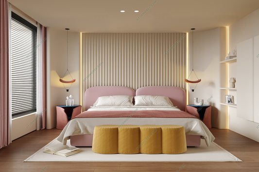 Kid Bed 3D Model – Bedroom 034 | SketchUp Children Bed Furniture Design