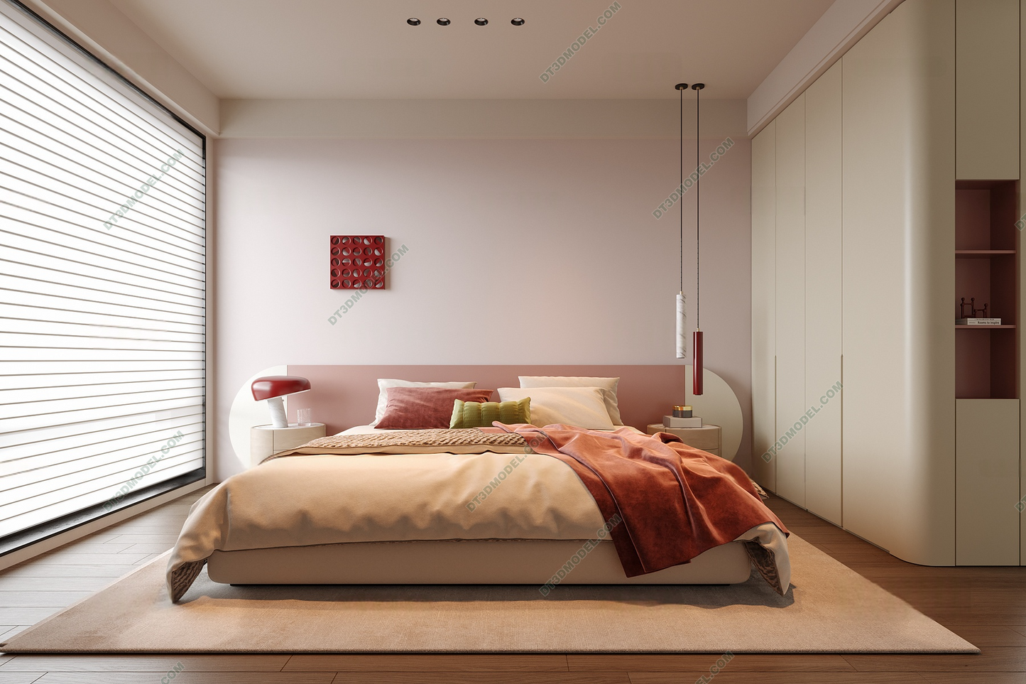 Kid Bed 3D Model – Bedroom 035 | SketchUp Children Bed Furniture Design