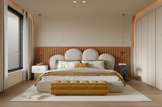 Kid Bed 3D Model – Bedroom 036 | SketchUp Children Bed Furniture Design