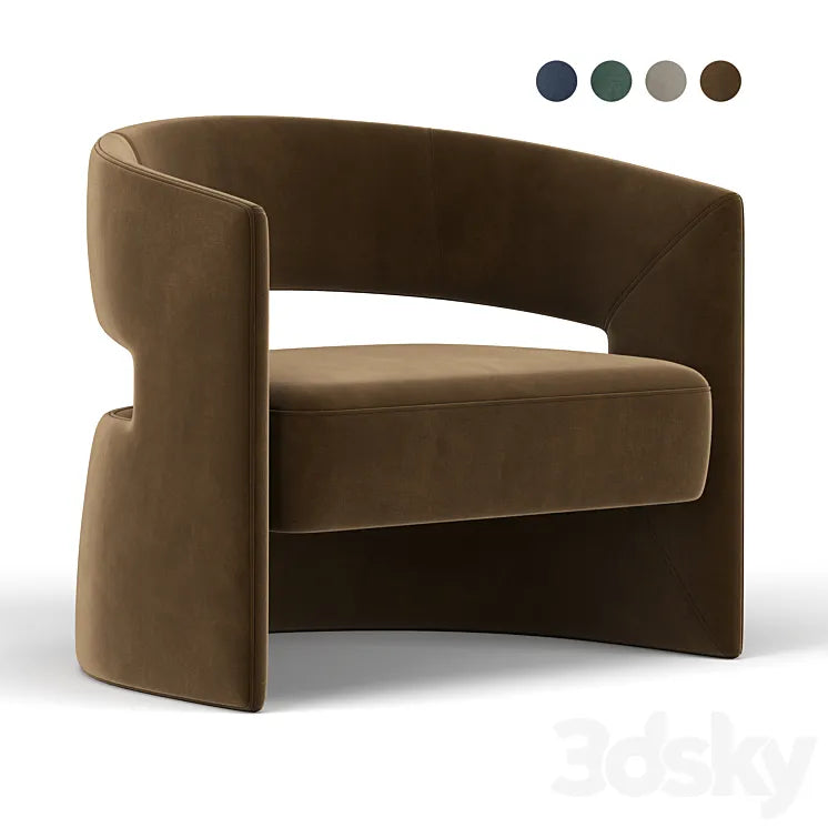 1728 Armchair By Tecni Nova 3DSMAX Model