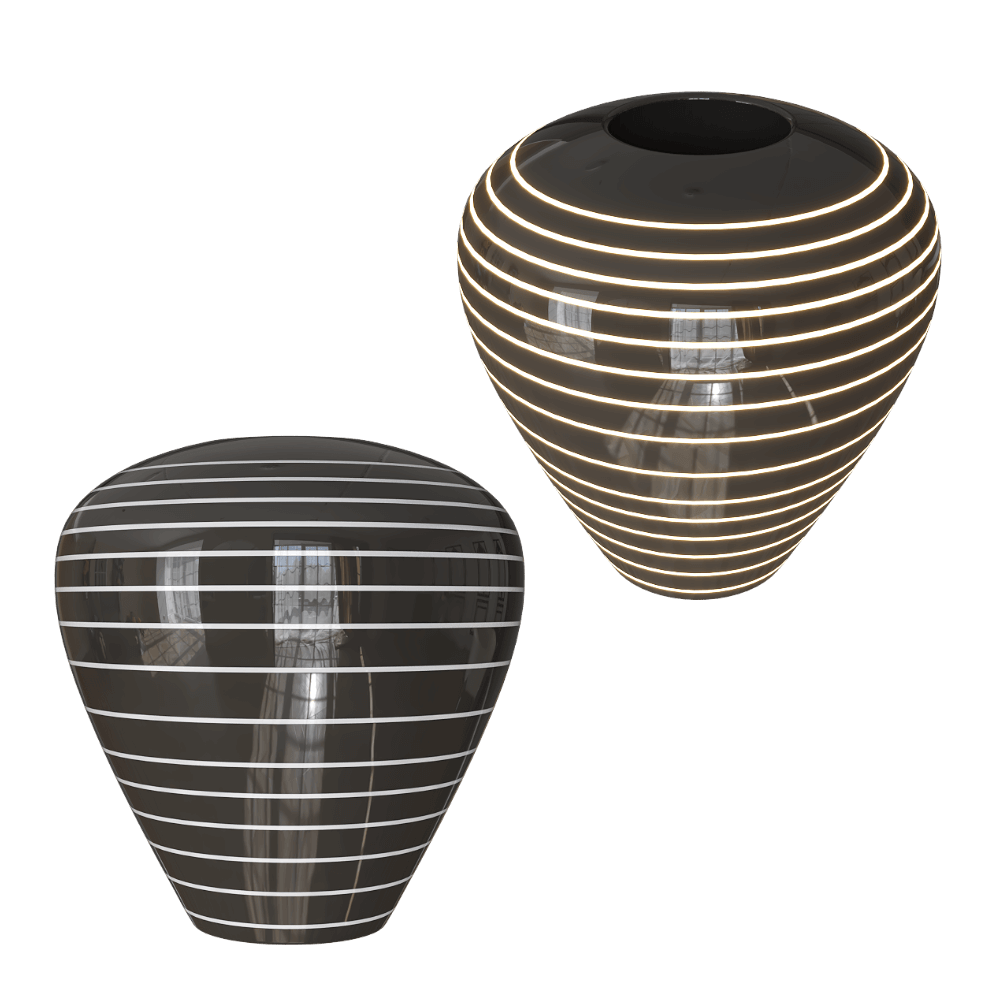 Serralunga – Planter with Light Grand Mary 3ds Max