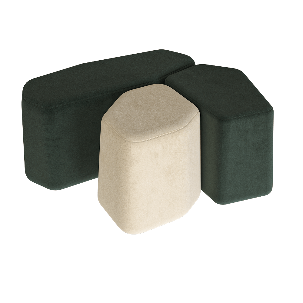 BAXTER – Pouf Beki 3ds Max
