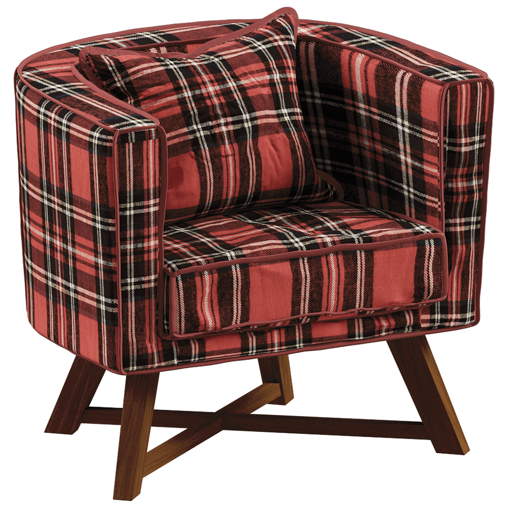 Gervasoni – Armchair Gray 3ds Max