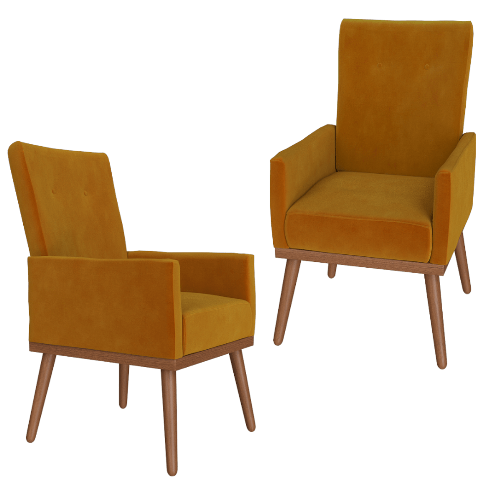 Scandicsofa – Chair with armrests Klematisar 3ds Max