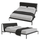 Bolzan – Bed Bend-e wood 3ds Max