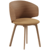 MDF Italia – Armchair Universal Collection 4 legged oak base 3ds Max