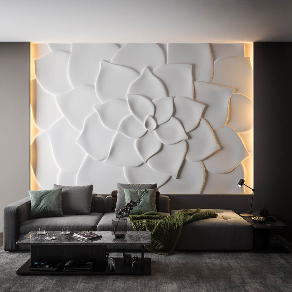 Wall deco – FLORA B-03 3ds Max