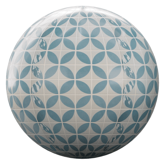 Onix – Tile Penta Dahlia Alice Blue MS 3ds Max