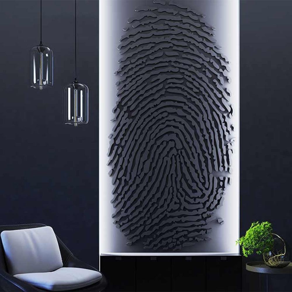 Wall deco – FINGERPRINT B-22 3ds Max