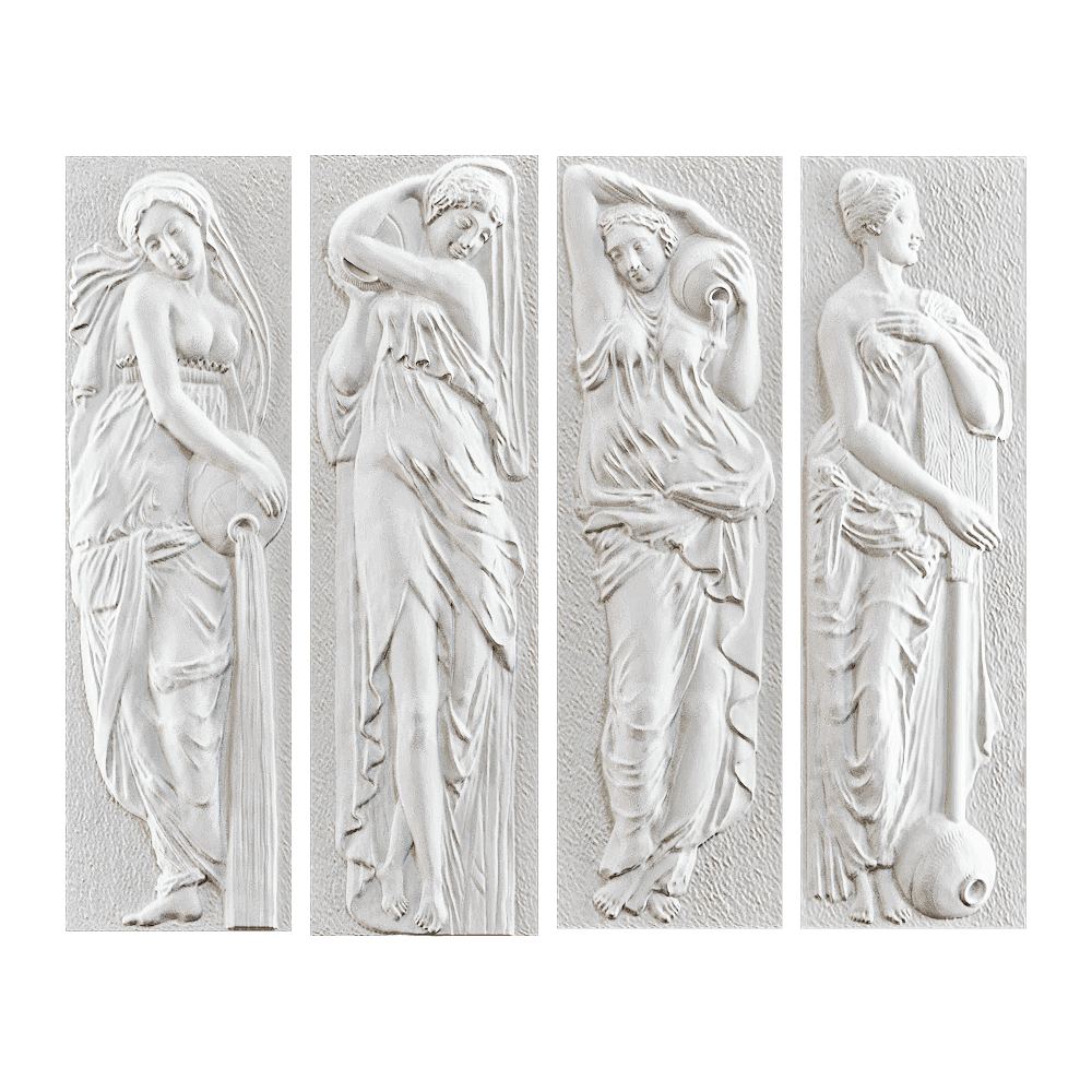Wall deco – FOUNTAIN OF INNOCENTS B-44 3ds Max