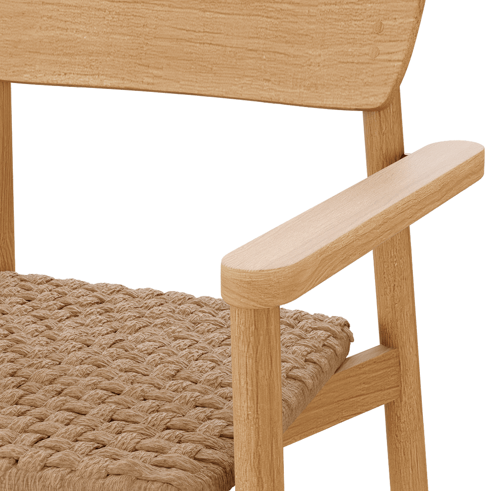 Traditional Teak – Dining chair Carmen 1 3ds Max