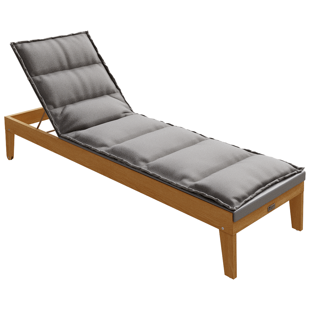 Traditional Teak – Sun lounger Noah 3ds Max