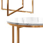 Marble Gold Tables Set