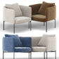 Bonnet club armchair