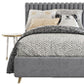 Bed with upholstered headboard 225