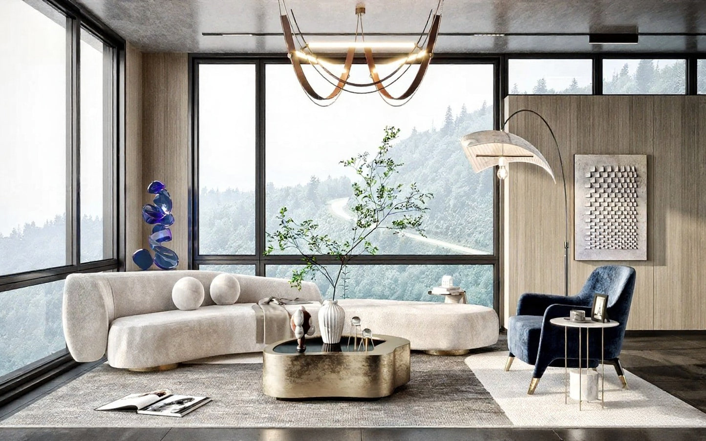 Sofa 3D Models – 3D Furniture for Living Room – 3D Interior – 255