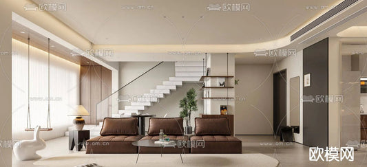 WABI SABI STYLE 3D MODELS – LIVING ROOM – 0031