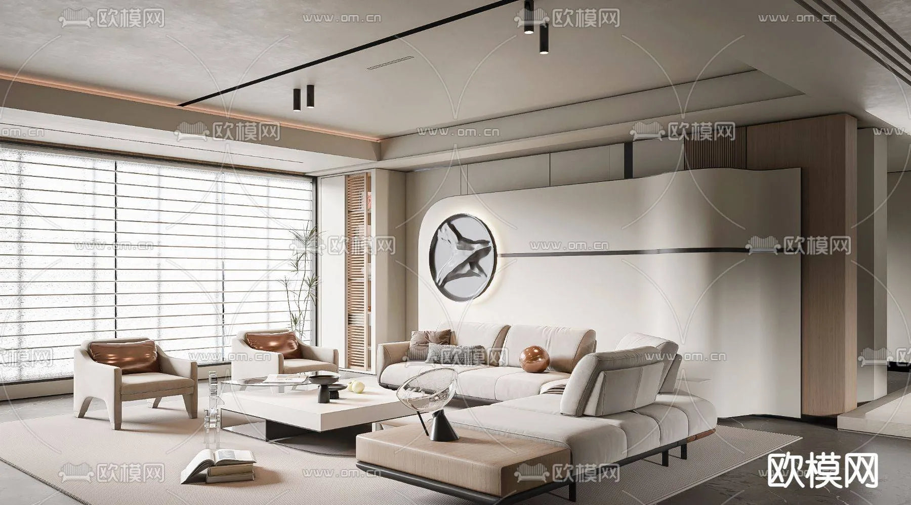 WABI SABI STYLE 3D MODELS – LIVING ROOM – 0032