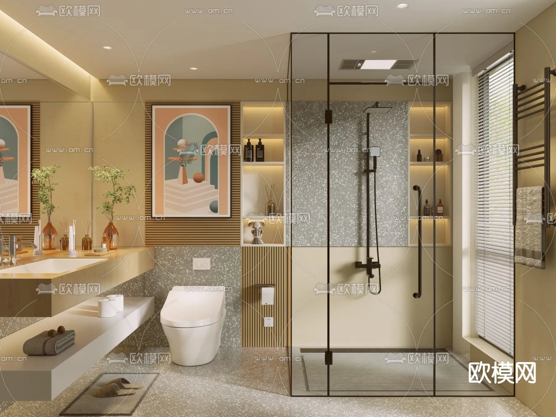 WABI SABI STYLE 3D MODELS – TOILET – 0021