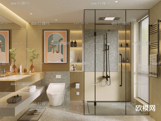 WABI SABI STYLE 3D MODELS – TOILET – 0021