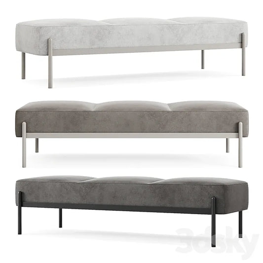 47° - 3° ÉTEL Bench by ARCHIPÉLAGO 3DSMAX Model