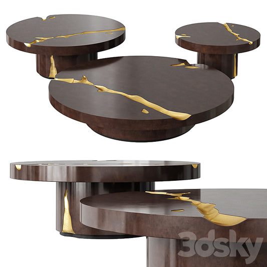 Boca Do Lobo Empire poplar root tables