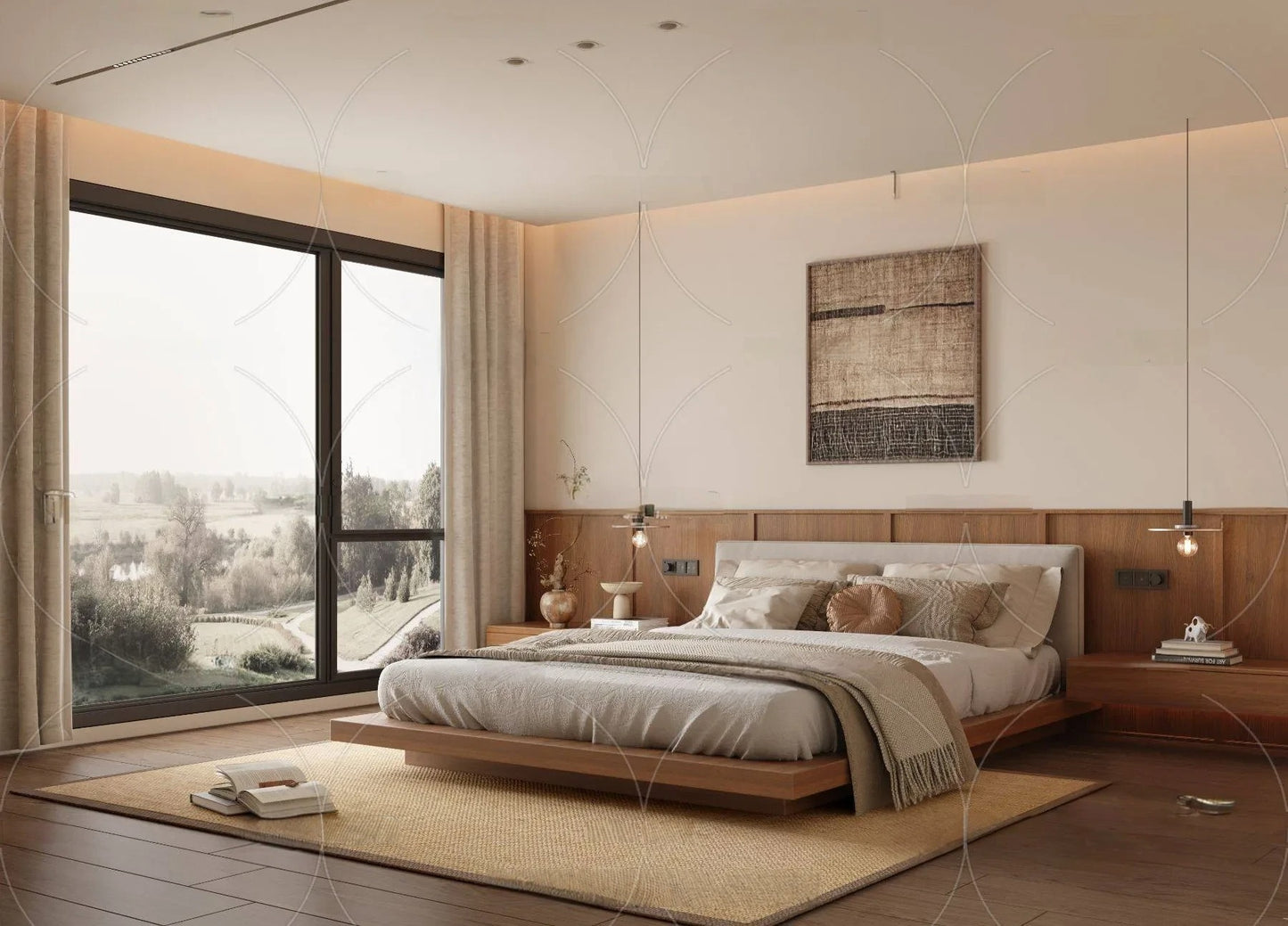 WABI SABI STYLE 3D MODELS – BEDROOM – 0051