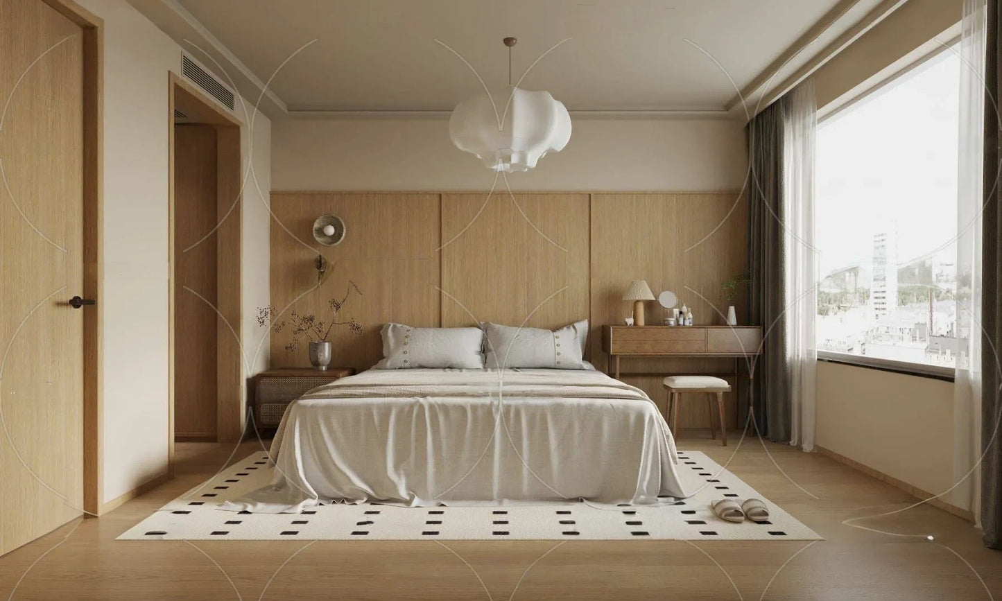 WABI SABI STYLE 3D MODELS – BEDROOM – 0052