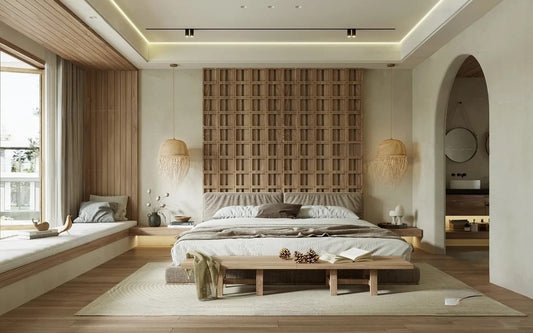 Bedroom 3D Interior Scene Model – Wabi Sabi Style – 056