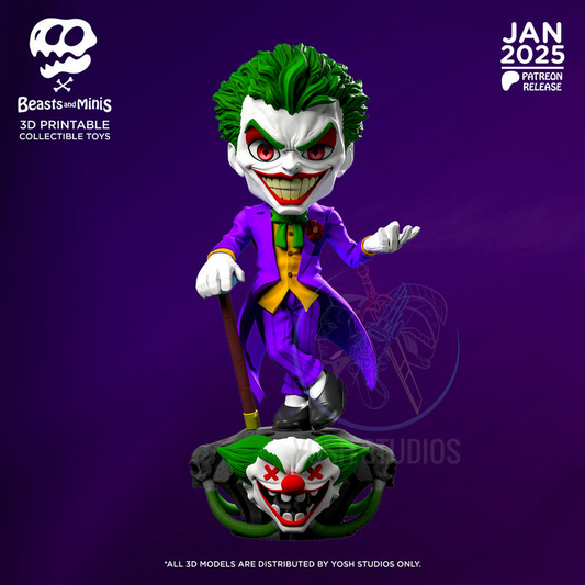 Joker Mini – 3D Print Model Free Download