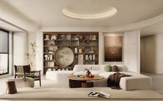 WABI SABI STYLE 3D MODELS – LIVING ROOM – 0070
