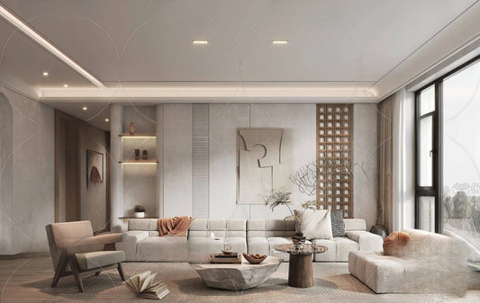 WABI SABI STYLE 3D MODELS – LIVING ROOM – 0071
