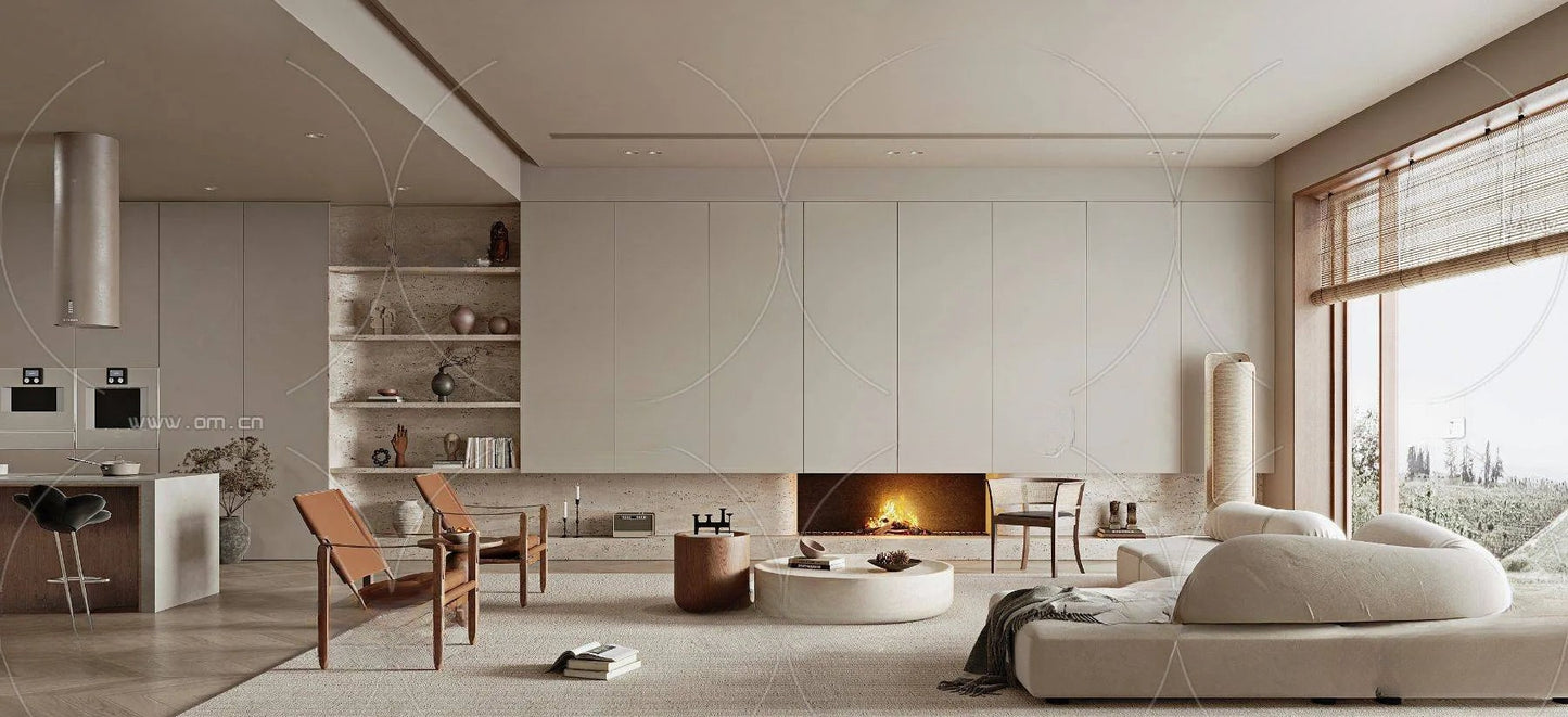 WABI SABI STYLE 3D MODELS – LIVING ROOM – 0074