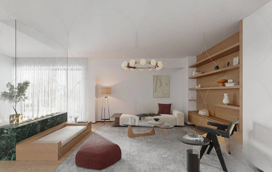 WABI SABI STYLE 3D MODELS – LIVING ROOM – 0080