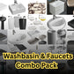 Washbasin & Faucets 3D Combo Pack