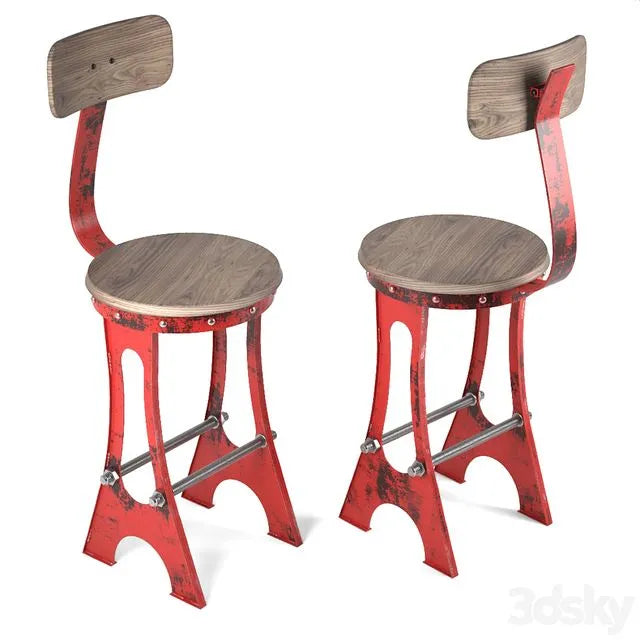 A Frame Bar Stool 3dsMax Model