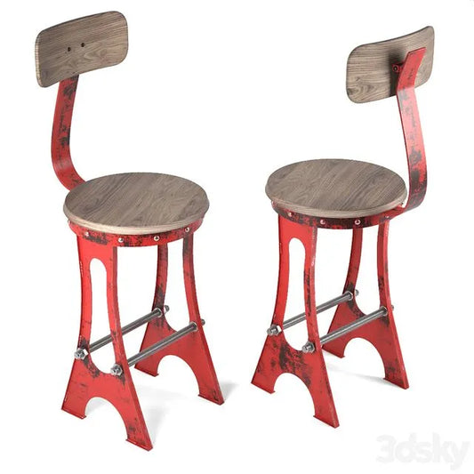 A Frame Bar Stool 3dsMax Model